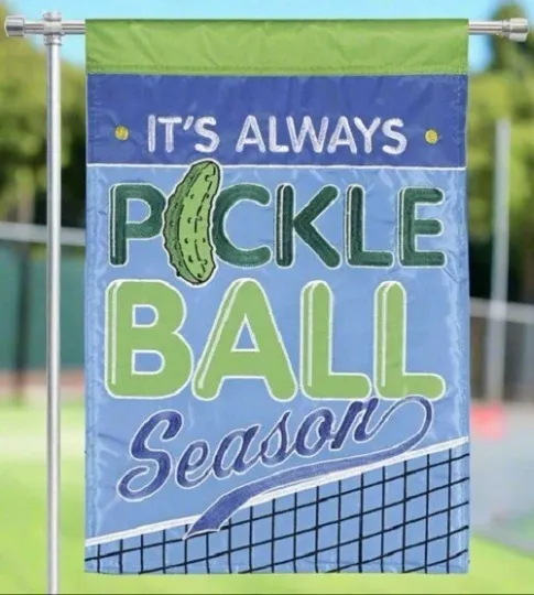Discover Always Pickleball Season Garden Flag