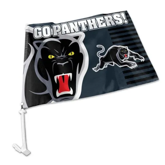 Discover Penrith Panthers Car Flag