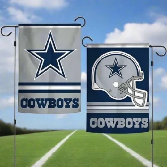 Discover DL Cowboys Reversible Garden Flag