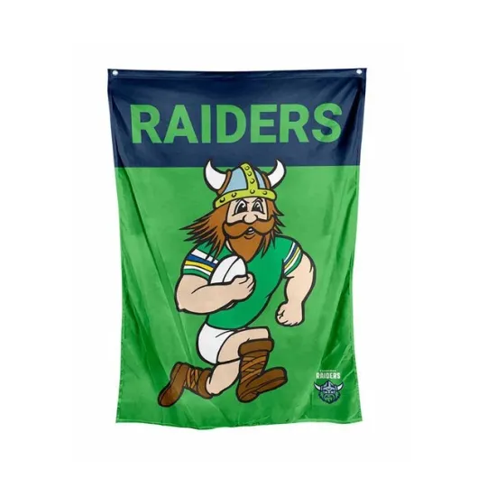 Canberra Raiders Mascot Wall Flag