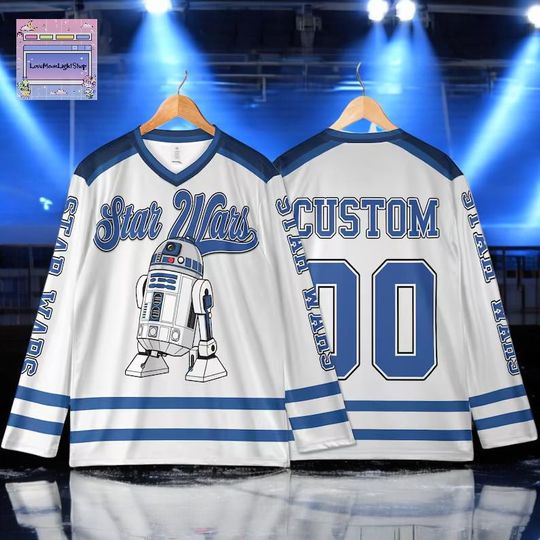 Discover Personalized Star Wars Hockey Jersey, Custom Star Wars Shirt, Hockey Team Outfit, Gift For Star Wars Fans
