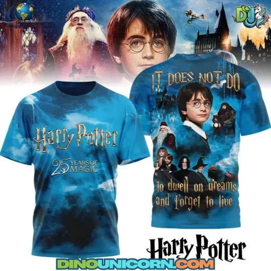 Discover Harry Potter 25th Anniversary 2026 3D T-shirt
