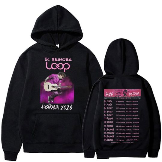 Discover Ed Shee Loop Tour Australia 2026 Tour Merch Hoodie Fans