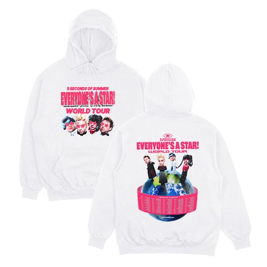 Discover 5 Seconds of Summer World Tour 2026 Hoodies