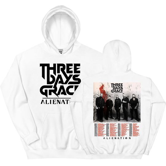 Discover THREE DAYS GRACE ALIENATION Tour 2025 Hoodies