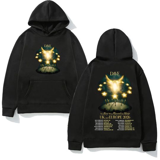 Discover Dave The Boy Who Played the Harp new album tour2026 Hoodie
