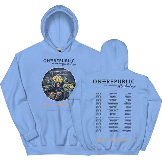 Discover OneRepublic Escape To Europe 2025 Tour Hoodies