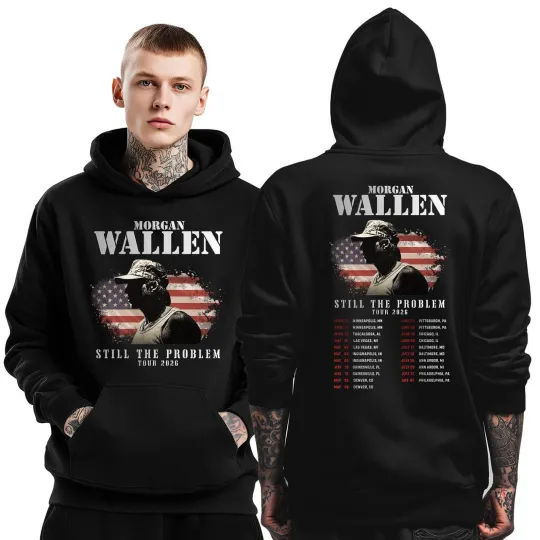Discover 2026 Wallen Western Still The Problem Tour 2026 Hoodie