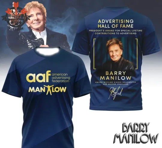 Discover Manilows Advertising Hall Of Fame 3D T-Shirt
