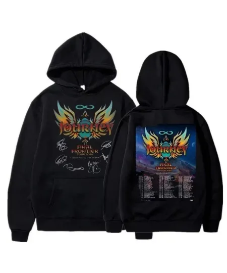 Discover Journey Band Final Frontier Tour 2026 Shirt, Vintage Rock Hoodie
