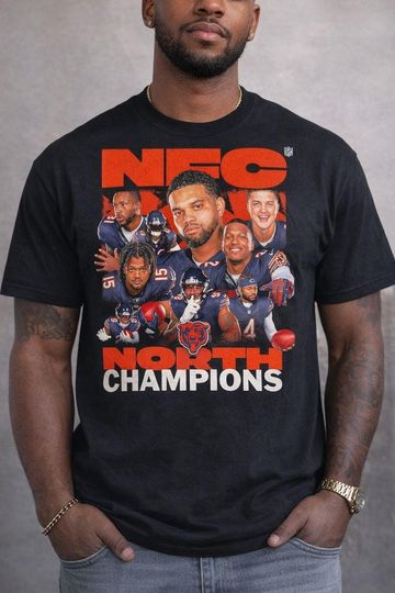 Discover NFC North Champions 2025 Shirt, Chicago Football Good Better Best Quote Hoodie, Game Day Motivation Sweatshirt, Sweater