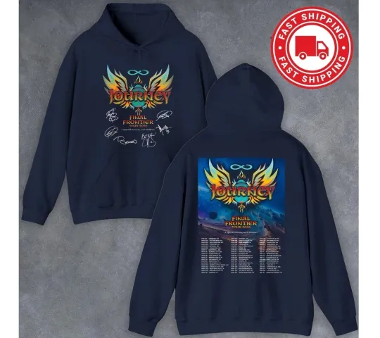 Discover Christmas Journey Band Shirt Final Frontier Tour 2026 Hoodie