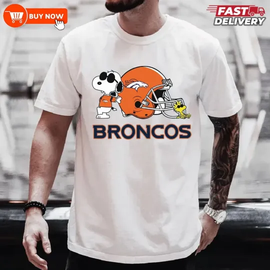 Denver Broncos Funny Player Football TShirt - Full Colors, Full Size