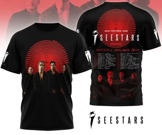 Discover Seether Spin The Wheel Tour 2025 3D T-Shirt