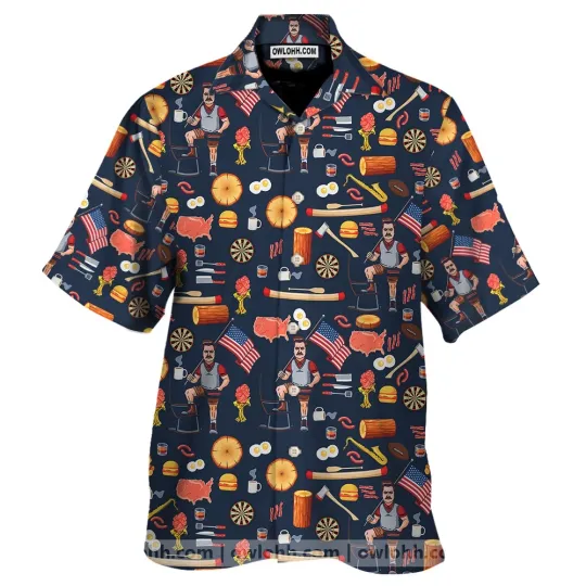 Discover Ron Swanson Hawaiian Shirt for Men and Women