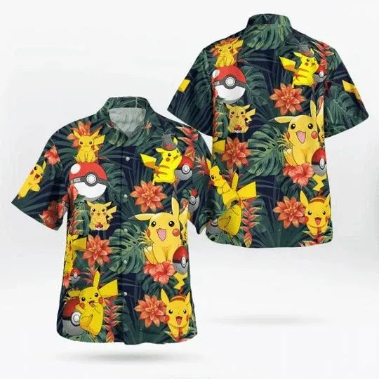 Discover Pika PKM Hawaiian Shirt for Men and Women