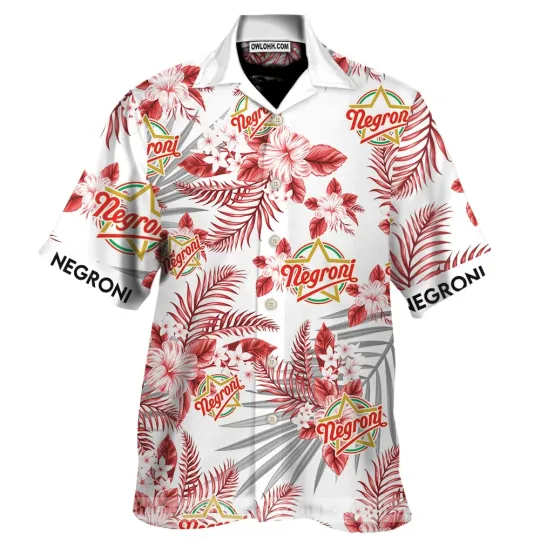 Negroni Hawaiian Shirt for Men and Women