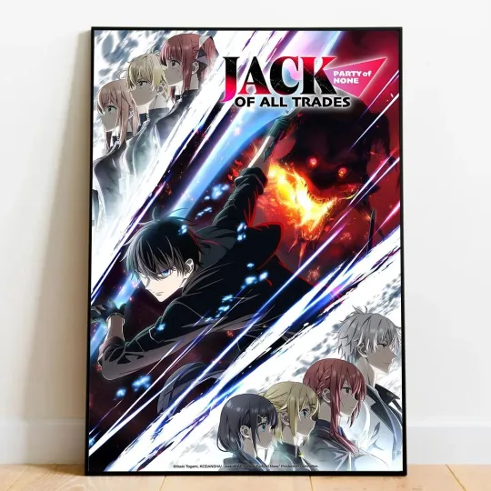 Discover Jack-of-All-Trades Party of None Anime Poster Manga Wall Art Print Decor NoFrame