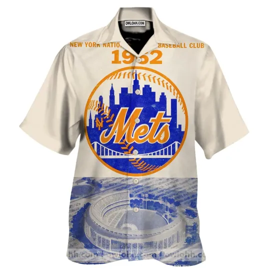 Discover New York Mets Stadium Hawaiian Shirt for Men and Women