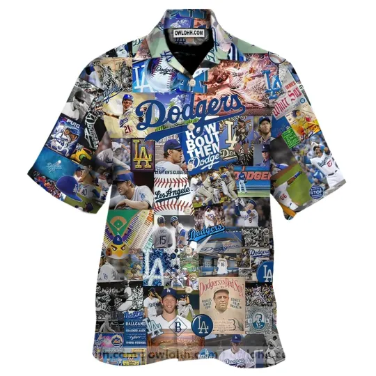 Los Angeles Dodgers Hawaiian Shirt for Men and Women