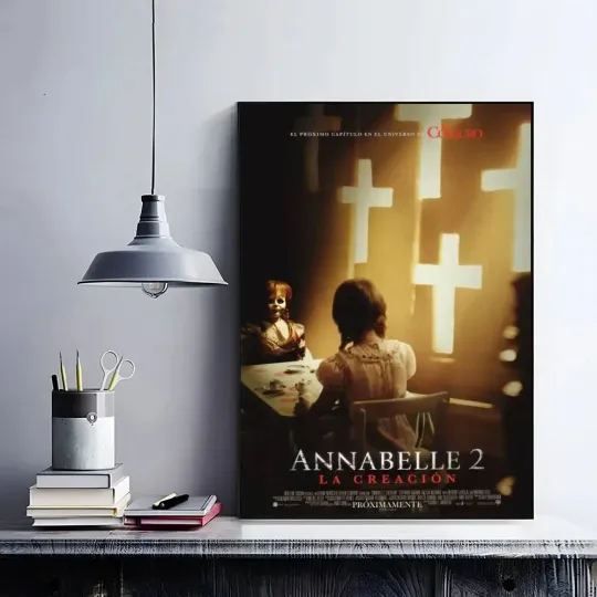 Annabelle 2 La Creación Movie Poster The Conjuring Universe Art Print No Frame