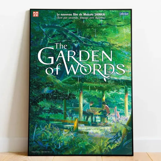 Discover The Garden Of Words Anime Poster Makoto Shinkai Film Art Japanese Print No Frame
