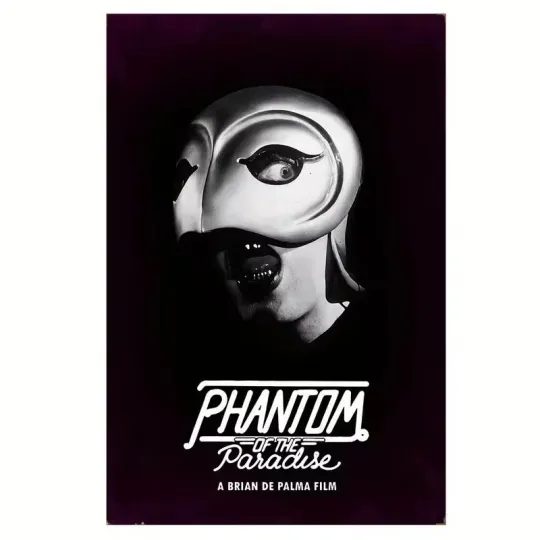 Phantom of the Paradise Movie Poster, 1970s Horror Film Wall Art, No Frame