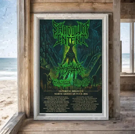 Discover Shadow of Intent - Imperium Delirium North American Tour 2026 Poster