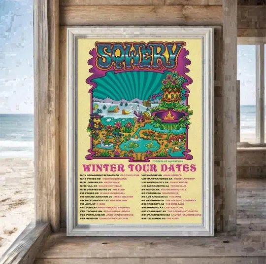 Discover Poster Sqwerv Winter 2025-2026 Tour