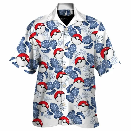 Discover PKM Ball Summer Tropical Hawaiian Shirt for Men and Women