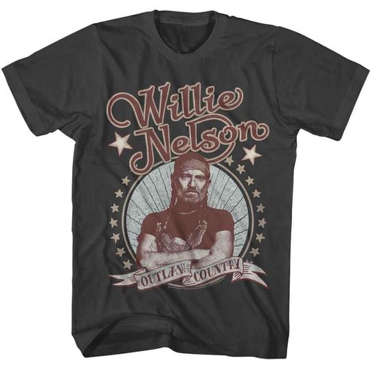 Discover Nelson Outlaw Country Smoke T-Shirt