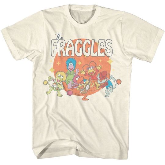 Discover Fraggle Rock The Fraggles Circle Natural T-Shirt