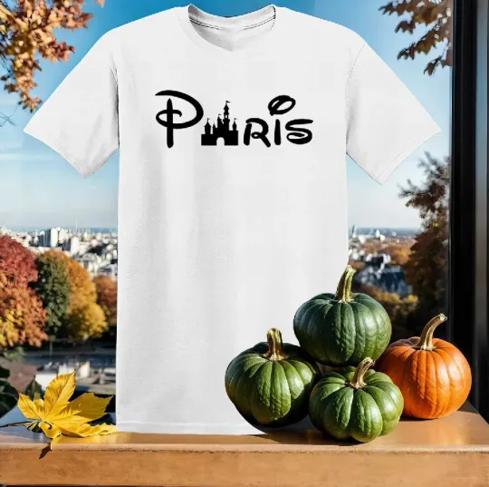 Discover Paris Shirt, Cute Disneyland T-Shirt for Men and Women