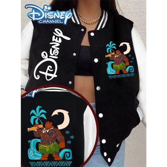 Discover Disney Ocean Adventure Jacket Women's Jacket Autumn/Winter New Casual Fashion Unisex Streetwear