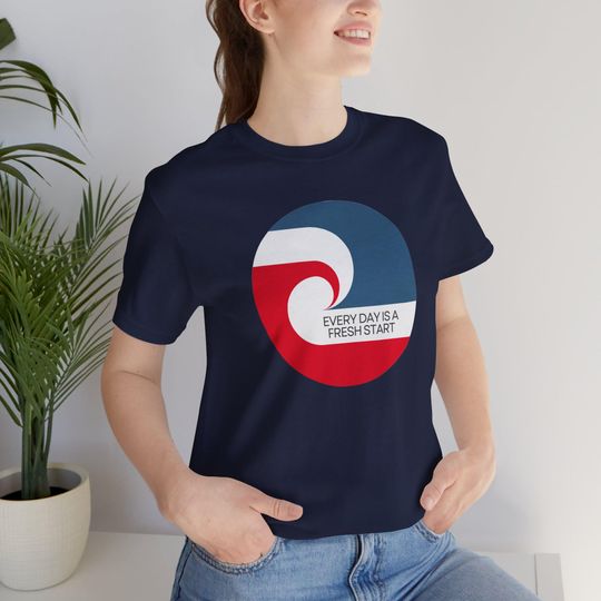 Discover Every Day Is A Fresh Start retro inspirational T-Shirt, Optimistic design