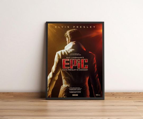 EPiC Elvis Presley in Concert 2026 Movie Poster Music Film Wall Art