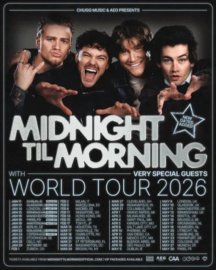 Discover Midnight Til Morning 2026 Vertical Poster