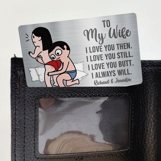 Discover Personalized Gifts For Couple Aluminum Wallet Card 07ohqn191224hh Naughty Couple