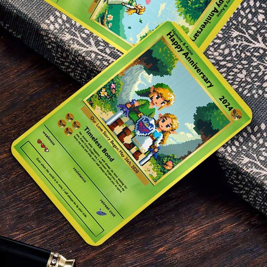 Discover Personalized Gifts For Couple Love Game Aluminum Wallet Card Happy Anniversary