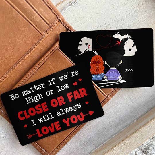 Discover Personalized Gifts For Couple Wallet Card