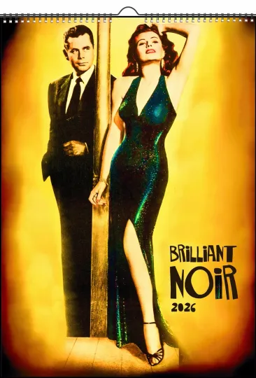 Discover 2026 Vertical Wall Calendar Noir Film Pinup Girls Vintage Movie Posters