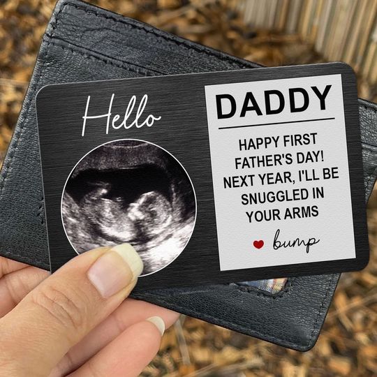 Discover Next Year I'll Be Snuggled In Your Arms - Personalized Aluminum Photo Wallet Card