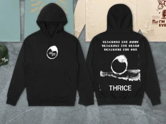 Discover Thrice Band Fall Tour 2026 Merch Hoodie All Size