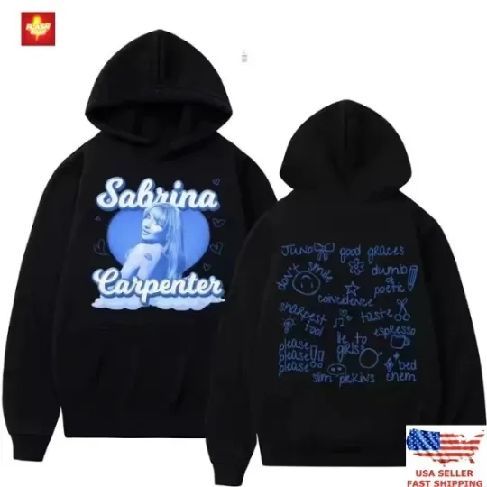 Discover Sabrina Carpenter Hoodie 2 Side N’ Sweet Album Merch Tour 2026