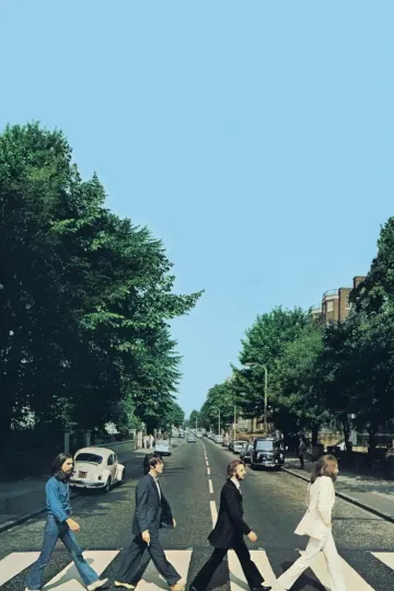 The Beatles Abbey Road Poster, Vintage Rock Band Poster Wall Art Decor