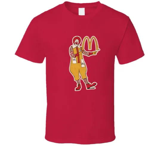 Discover Ronald McDonald T-Shirt - Retro Clown Restaurant Design