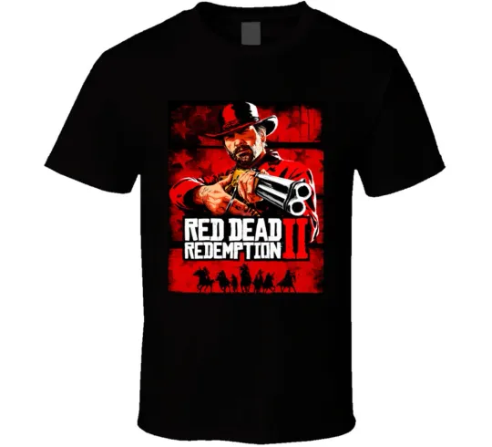 Red Dead Redemption 2 Video Game Cover T-Shirt