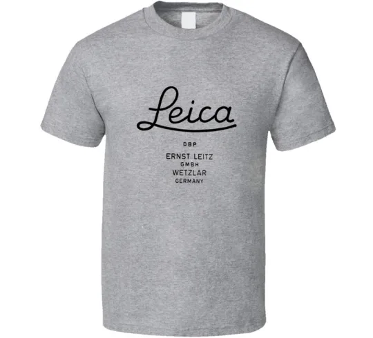Discover Leica Camera T-Shirt for Photographers Retro Photography Lens SLR Clothing