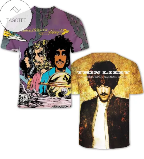 Discover Vagabonds Of The Western World Album By Thin Lizzy 3D T-Shirt