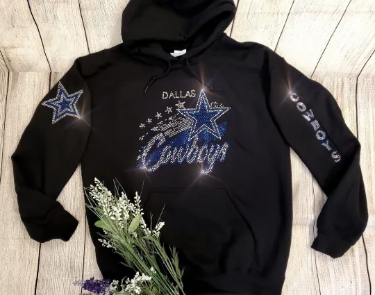 Dallas Cowboys Rhinestone Unisex Hoodie